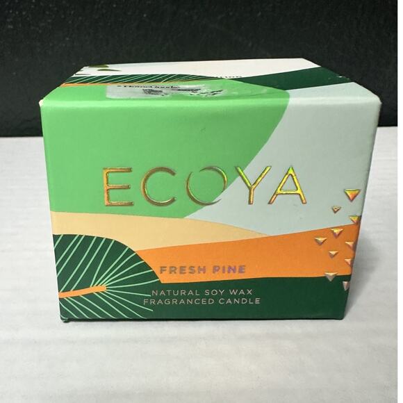 Ecoya - Fresh Pine Natural Soy Wax Fragranced Monty Candle 90g, Limited Edition - Picture 3 of 7